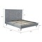 Manhattan Comfort Crosby King-Size Bed in Grey BD009-KG-GY - alternate 7